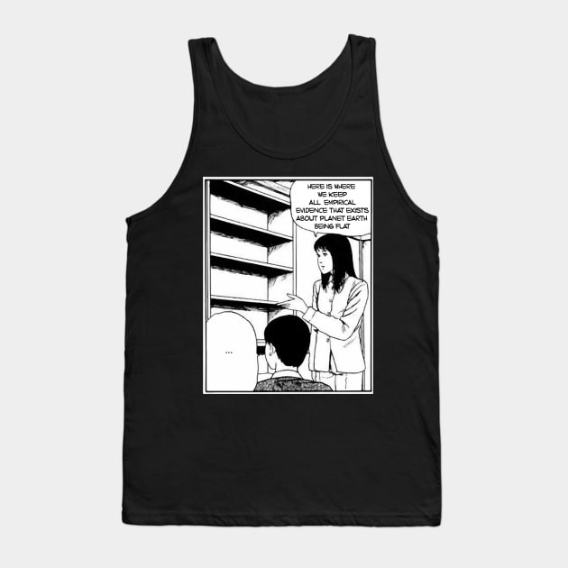 there is no evidence about flat earth Tank Top by remerasnerds